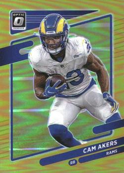 2021 Donruss Optic - Gold #186 Cam Akers Front