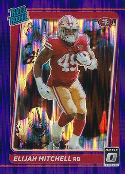 2021 Donruss Optic - Purple Shock #291 Eli Mitchell Front