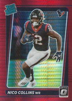 2021 Donruss Optic - Red Hyper #230 Nico Collins Front