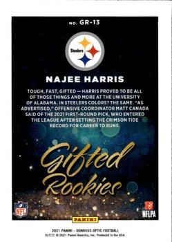 2021 Donruss Optic - Gifted Rookies #GR-13 Najee Harris Back
