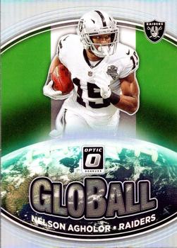 2021 Donruss Optic - GloBall #GB-10 Nelson Agholor Front