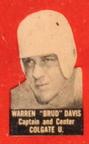 1950 Topps Felt Backs #NNO Warren Davis Front