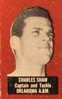 1950 Topps Felt Backs #NNO Charles Shaw Front
