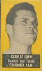1950 Topps Felt Backs #NNO Charles Shaw Front
