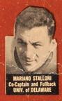 1950 Topps Felt Backs #NNO Mariano Stalloni Front