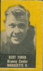 1950 Topps Felt Backs #NNO Bert Turek Front