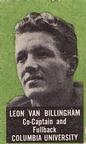 1950 Topps Felt Backs #NNO Leon Van Billingham Front