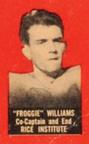 1950 Topps Felt Backs #NNO Froggie Williams Front