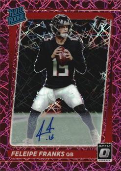 2021 Donruss Optic - Rated Rookies Autographs Pink Velocity #299 Feleipe Franks Front