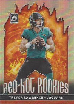 2021 Donruss Optic - Red Hot Rookies #RHR-1 Trevor Lawrence Front