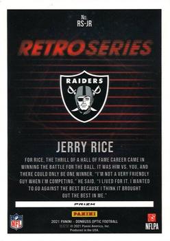 2021 Donruss Optic - Retro Series #RS-JR Jerry Rice Back