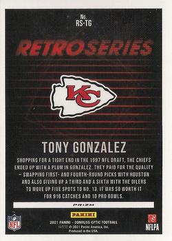 2021 Donruss Optic - Retro Series #RS-TG Tony Gonzalez Back