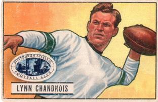 1951 Bowman #60 Lynn Chandnois Front