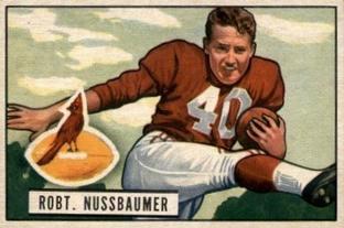 1951 Bowman #66 Robert Nussbaumer Front