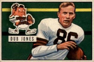 1951 Bowman #74 Dub Jones Front