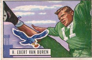 1951 Bowman #84 Ebert Van Buren Front