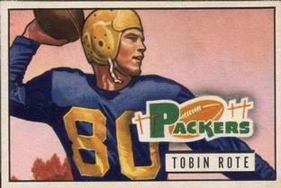 1951 Bowman #88 Tobin Rote Front