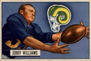 1951 Bowman #114 Jerry Williams Front