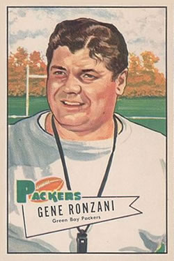 1952 Bowman Large #135 Gene Ronzani Front