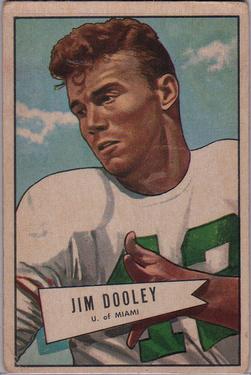 1952 Bowman Large #31 Jim Dooley Front