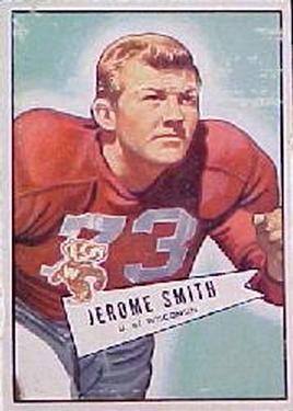 1952 Bowman Large #65 Jerome Smith Front