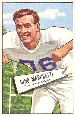 1952 Bowman Large #23 Gino Marchetti Front