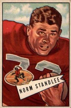1952 Bowman Large #42 Norm Standlee Front