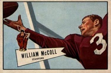 1952 Bowman Large #60 William McColl Front