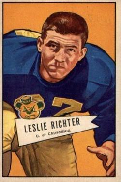 1952 Bowman Large #61 Leslie Richter Front