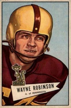 1952 Bowman Large #68 Wayne Robinson Front