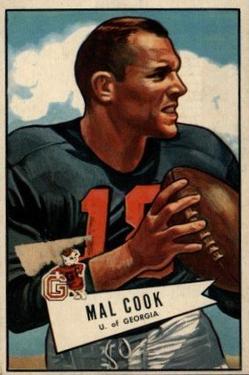 1952 Bowman Large #87 Mal Cook Front