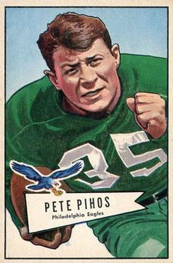 1952 Bowman Large #92 Pete Pihos Front