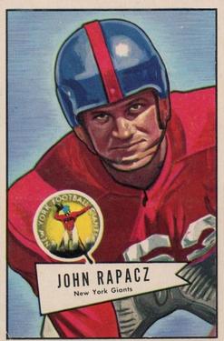 1952 Bowman Large #131 John Rapacz Front