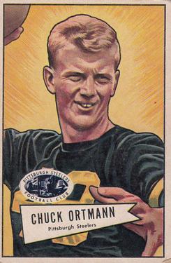 1952 Bowman Large #132 Chuck Ortmann Front