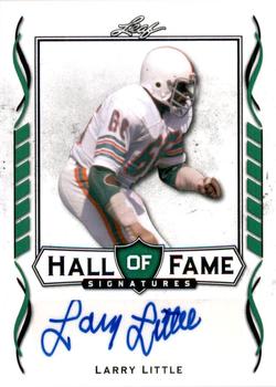 2021 Leaf Signature Hall of Fame - Green #HOF-LL1 Larry Little Front