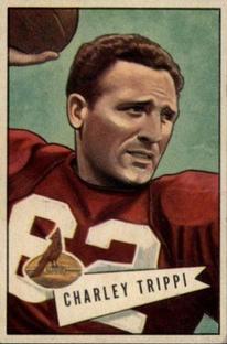 1952 Bowman Small #12 Charley Trippi Front