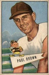 1952 Bowman Small #14 Paul Brown Front