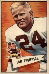1952 Bowman Small #26 Tommy Thompson Front