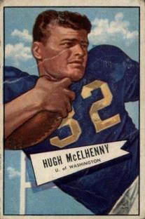 1952 Bowman Small #29 Hugh McElhenny Front