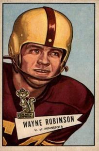 1952 Bowman Small #68 Wayne Robinson Front