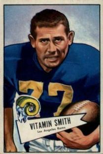 1952 Bowman Small #73 Vitamin Smith Front