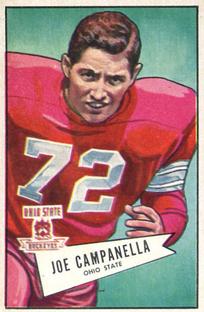 1952 Bowman Small #74 Joe Campanella Front