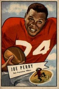 1952 Bowman Small #83 Joe Perry Front