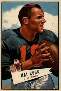 1952 Bowman Small #87 Mal Cook Front