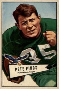 1952 Bowman Small #92 Pete Pihos Front