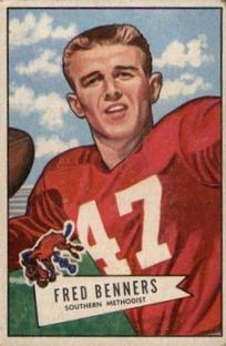 1952 Bowman Small #93 Fred Benners Front
