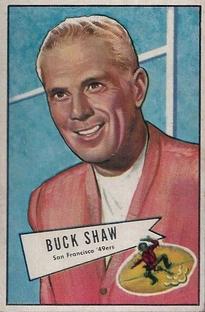 1952 Bowman Small #95 Buck Shaw Front