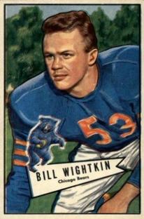 1952 Bowman Small #96 Bill Wightkin Front