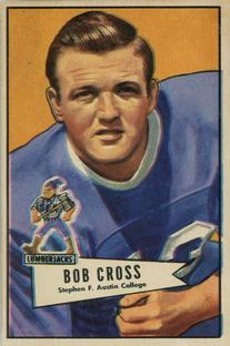 1952 Bowman Small #102 Bob Cross Front