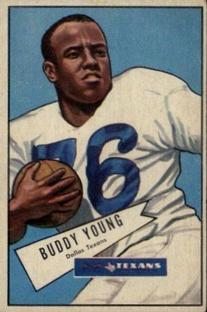 1952 Bowman Small #104 Buddy Young Front